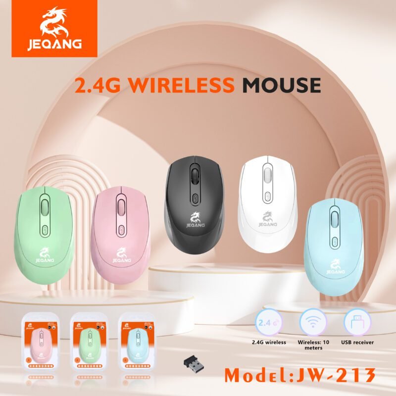 JEQANG- JW-213B 4D Wireless Blue Sensor Mouse – M R Corporation
