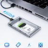 OSCOO External HDD - SSD Case, External Hard Drive Enclosure
