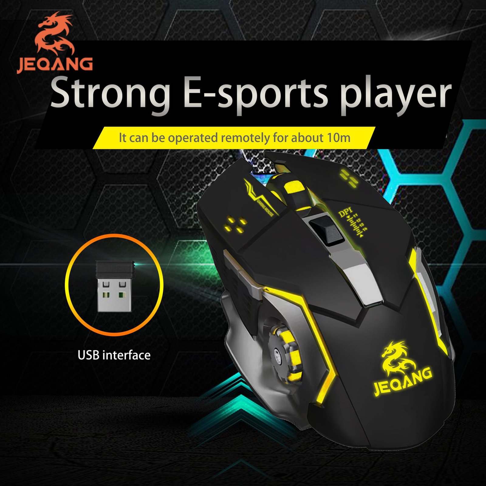 JEQANG- JW-220 6D Rechargeable Wireless Mouse – M R Corporation