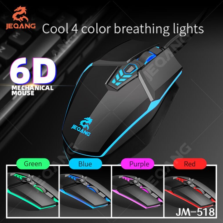 JEQANG- JM-518 6D Wired Gaming Mouse – M R Corporation