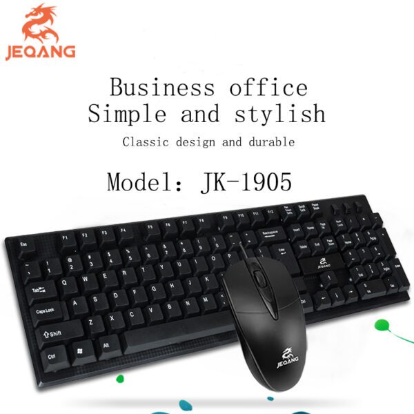 JEQANG - JK-1905 Combo Wired Business Keyboard and Mouse Set