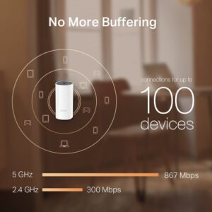 Alternative view of TP-Link Deco M4 AC1200 Dual-Band Mesh Router (1 Pack)